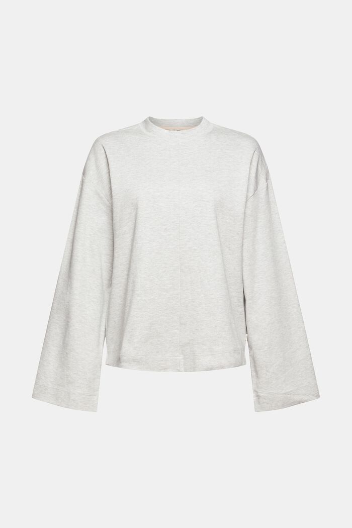 Blended cotton sweatshirt, LENZING™ ECOVERO™
