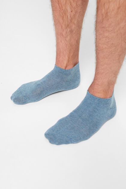 Double pack of trainer socks in an organic cotton blend