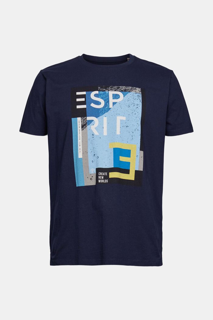 Jersey T-shirt with a large front print