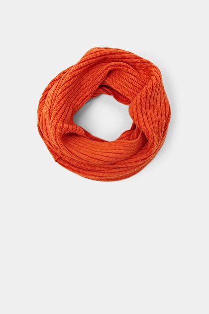 Rib-Knit Loop Scarf