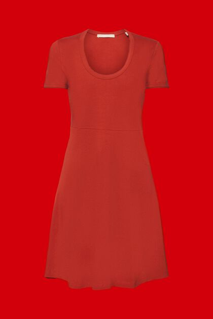 Cotton Jersey A-Line Dress