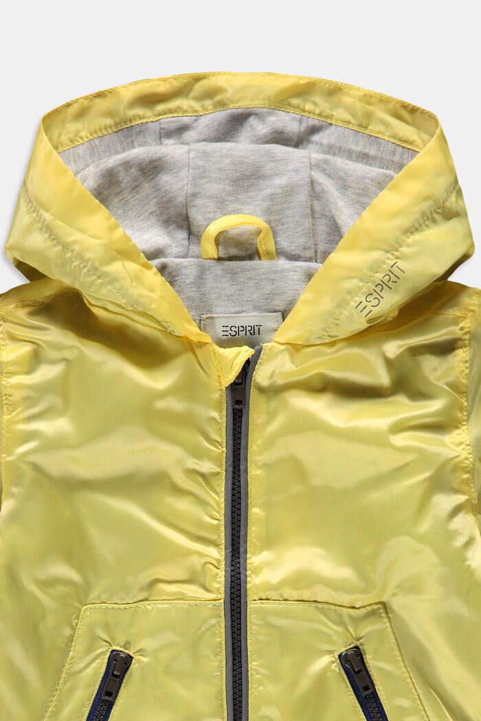 Lightweight transitional jacket with a hood, HONEY YELLOW, detail image number 2