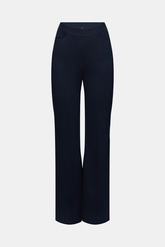 Kick flared trousers, NAVY, detail image number 7