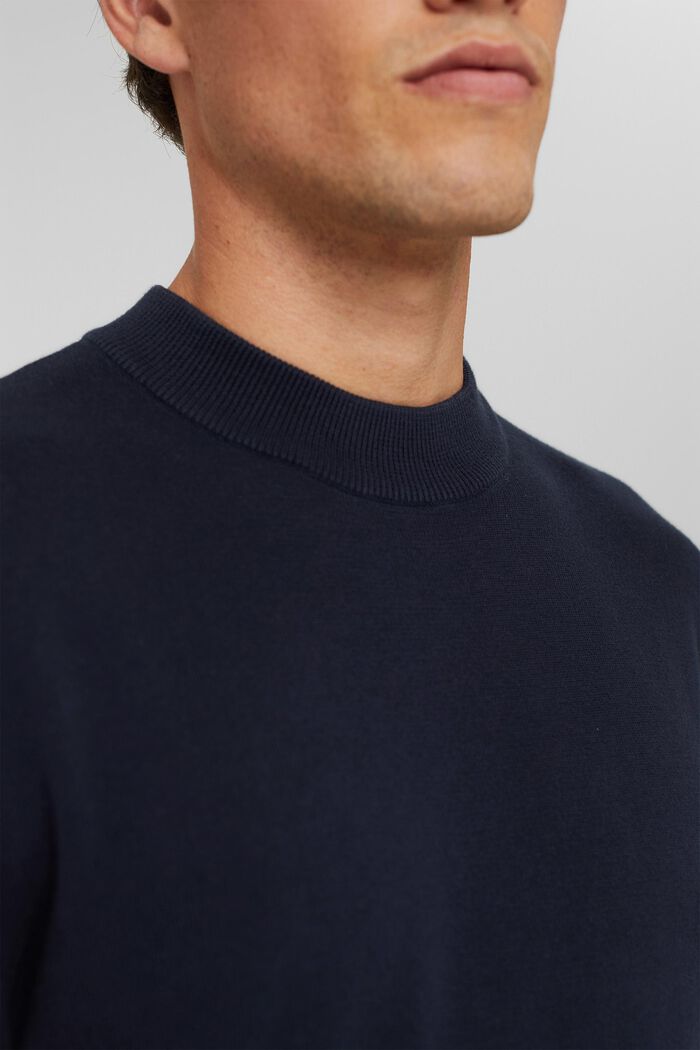 Jumper made of 100% organic cotton, NAVY, detail image number 2