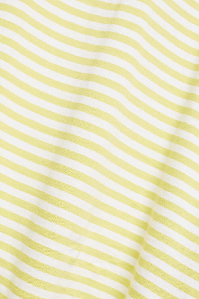 Striped jersey t-shirt, BRIGHT YELLOW, detail image number 5