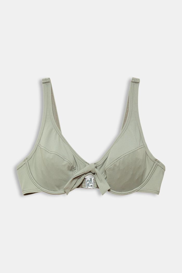 Made of recycled material: unpadded underwire bikini