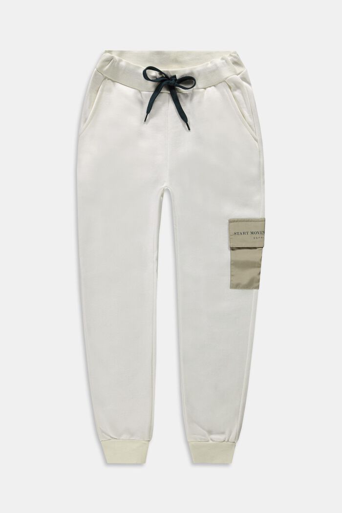 Joggers with side flap pocket