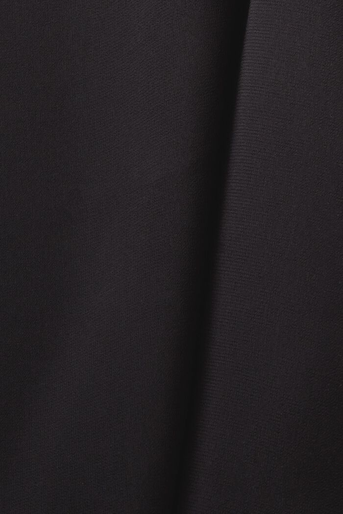 Sleeveless Crêpe Chiffon Blouse, BLACK, detail image number 5
