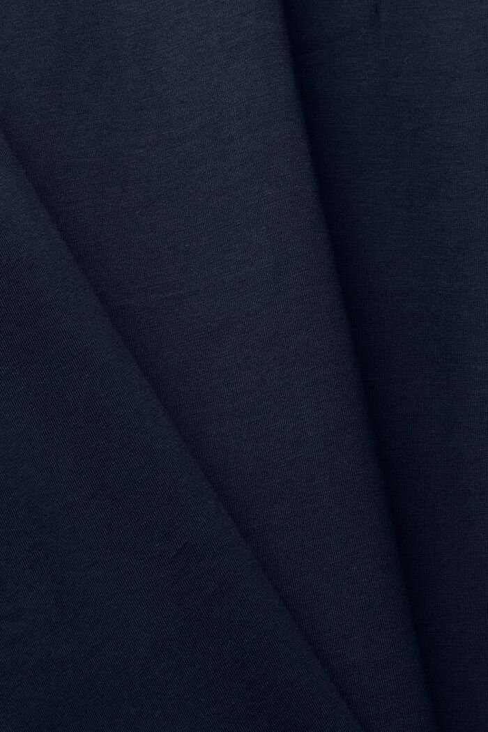 Jersey T-shirt with a print, NAVY, detail image number 4