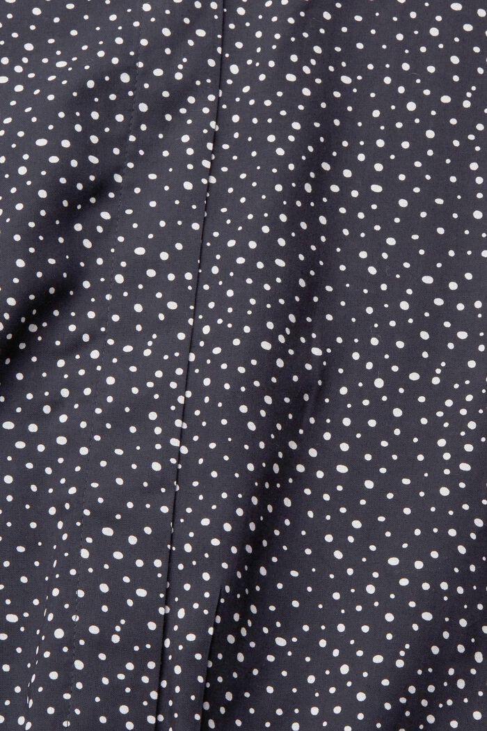 Patterned blouse, LENZING™ ECOVERO™, BLACK, detail image number 1