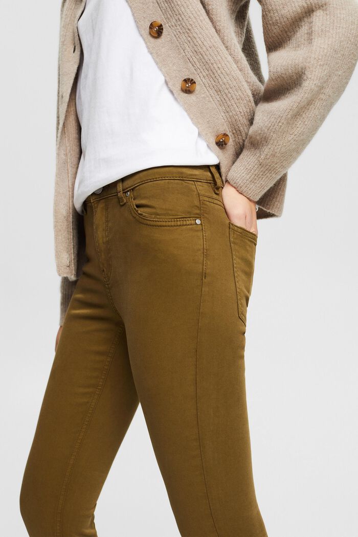Super stretch trousers with LYCRA®T400®, KHAKI GREEN, detail image number 0