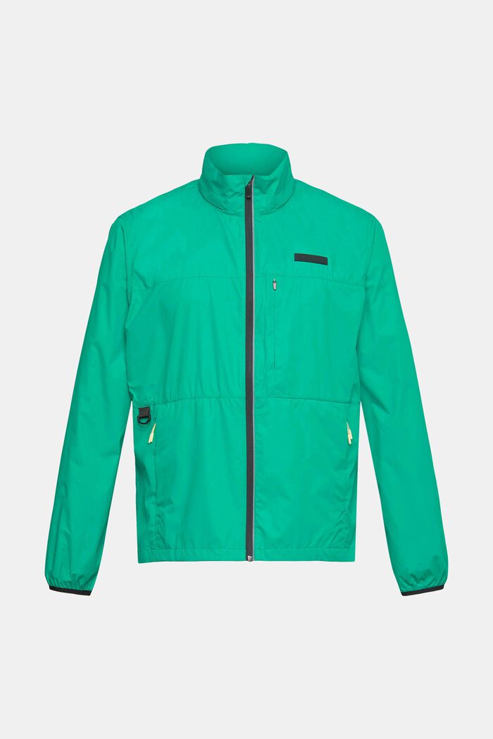 Jacket with concealed hood, GREEN, detail image number 6