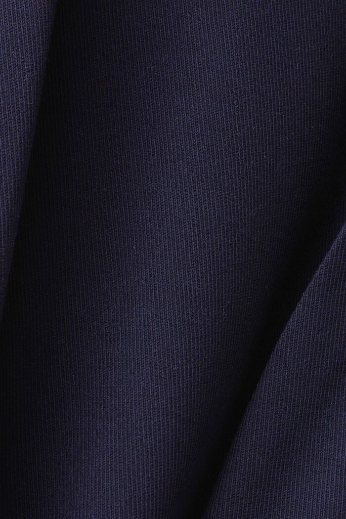Cropped twill trousers, NAVY, detail image number 5