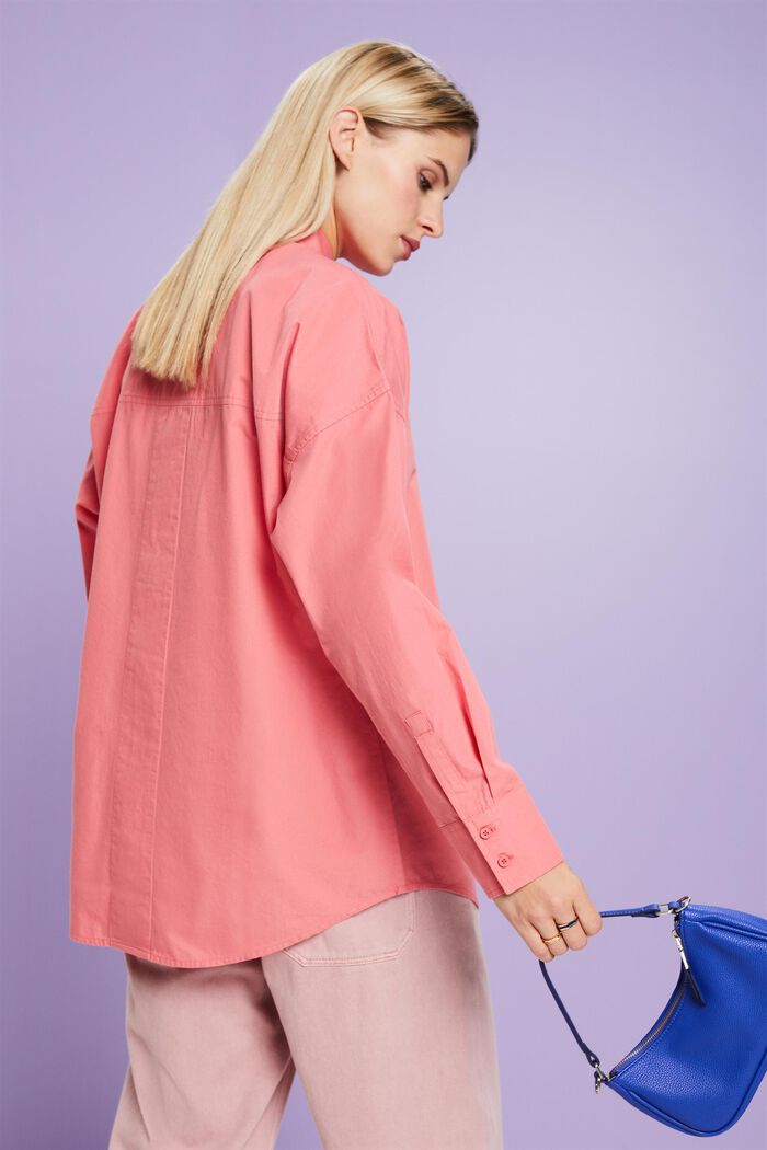 Cotton-Poplin Shirt, PINK, detail image number 2