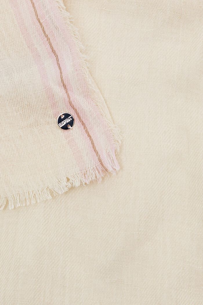 Twill scarf, OFF WHITE, detail image number 1