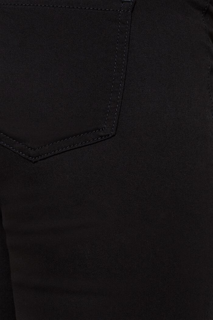 Stretch trousers with an over-bump waistband, BLACK, detail image number 3