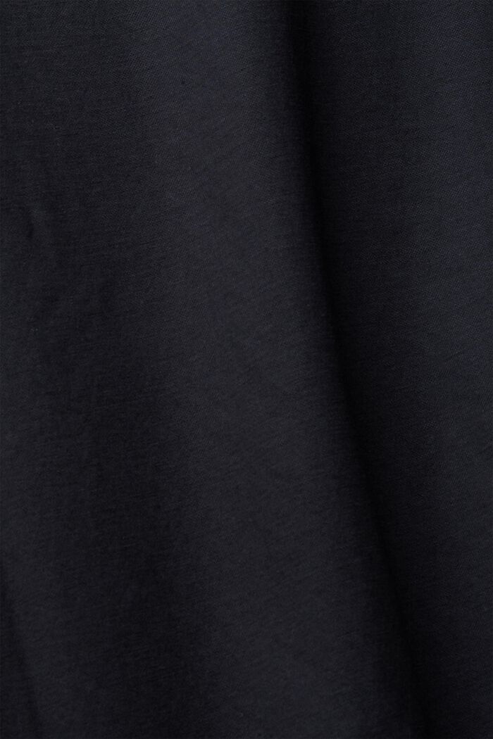 CURVY T-shirt with a V-neckline, BLACK, detail image number 4
