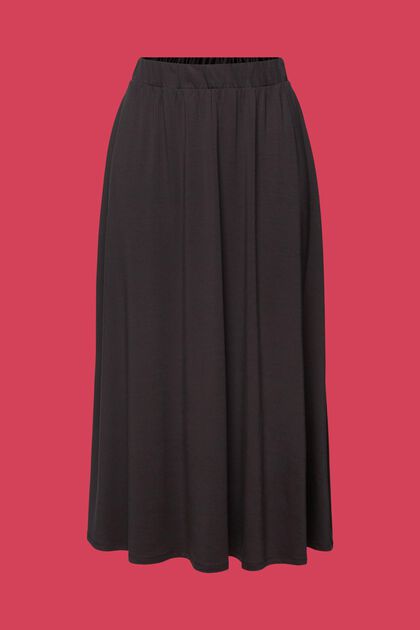 Recycled: jersey midi skirt