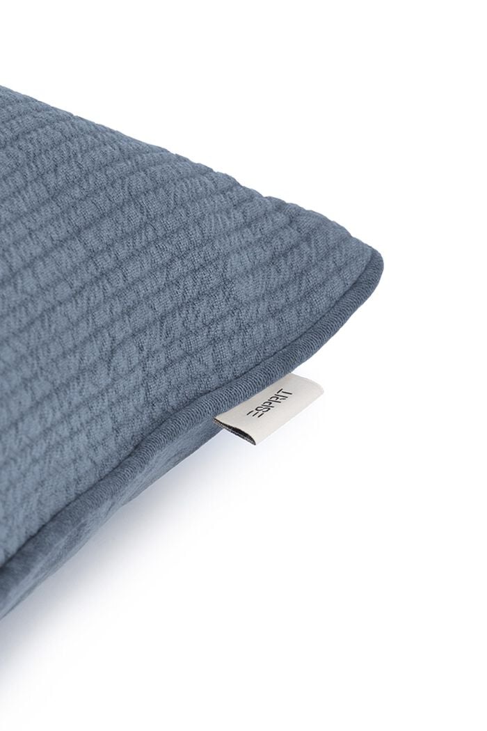 Plain coloured decorative cushion cover, BLUE, detail image number 1