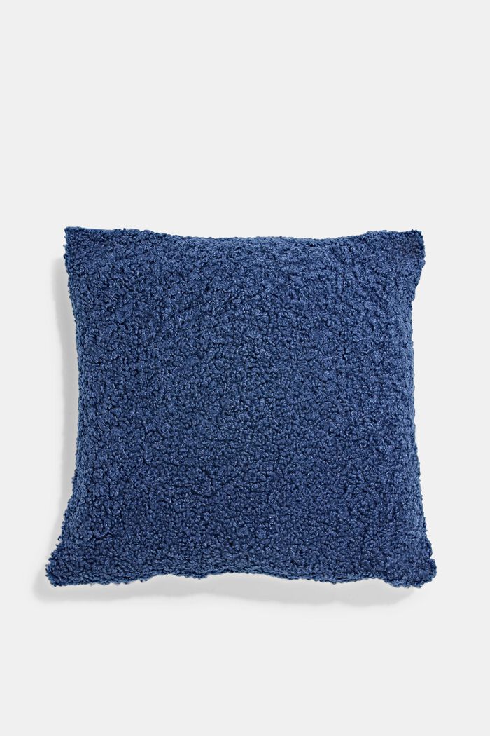 Plush cushion cover, NAVY, detail image number 0