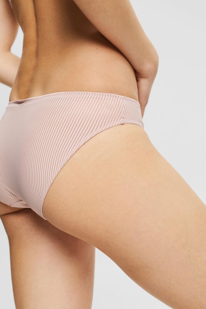 Recycled: microfibre hipster briefs, OLD PINK, detail image number 0