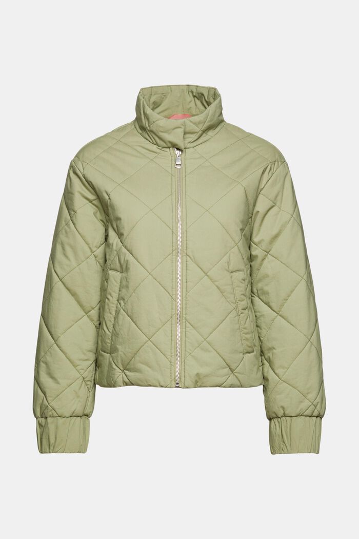Padded, quilted cotton jacket