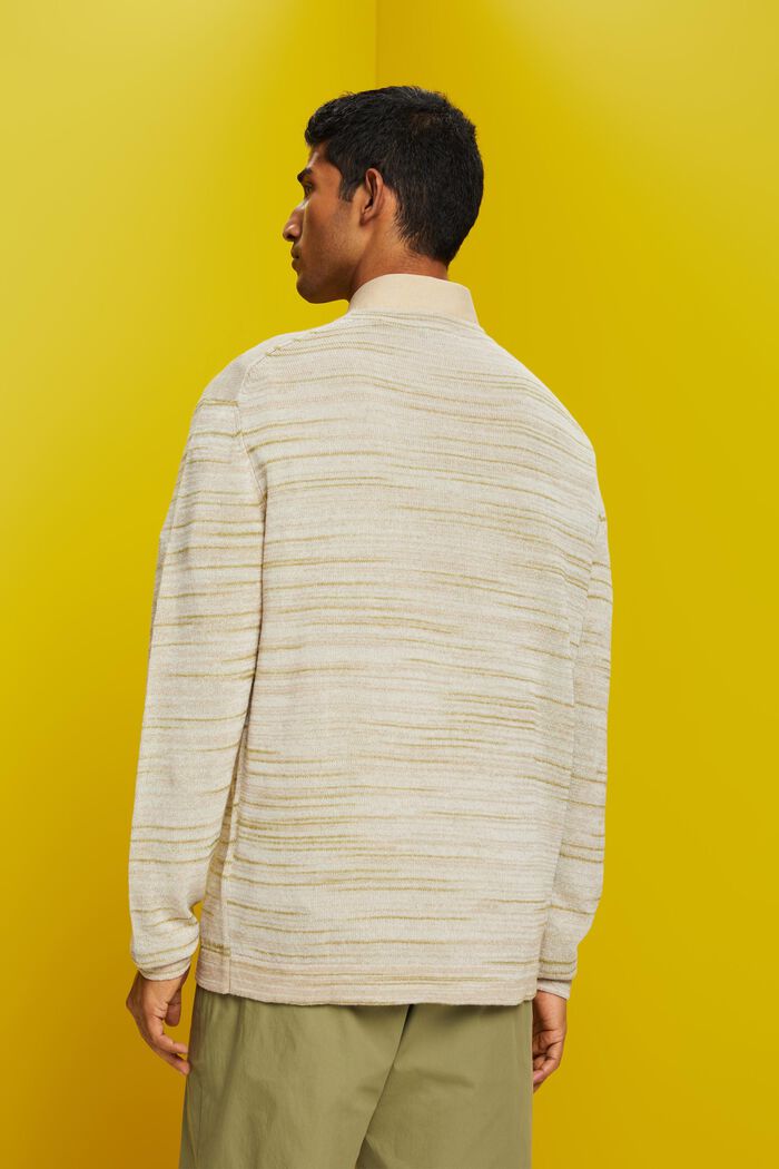 ESPRIT - Space-dye jumper, linen blend at our online shop