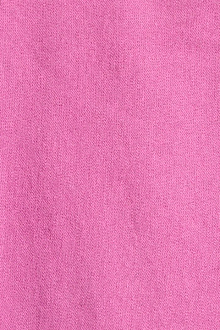 Containing hemp: trousers with a tie-around belt, PINK FUCHSIA, detail image number 4
