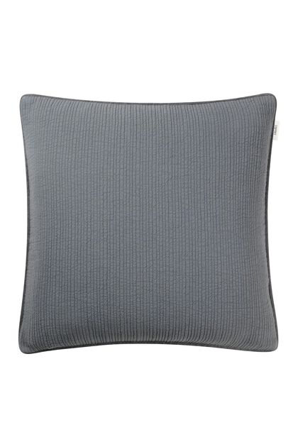 Plain coloured decorative cushion cover, GREY, overview