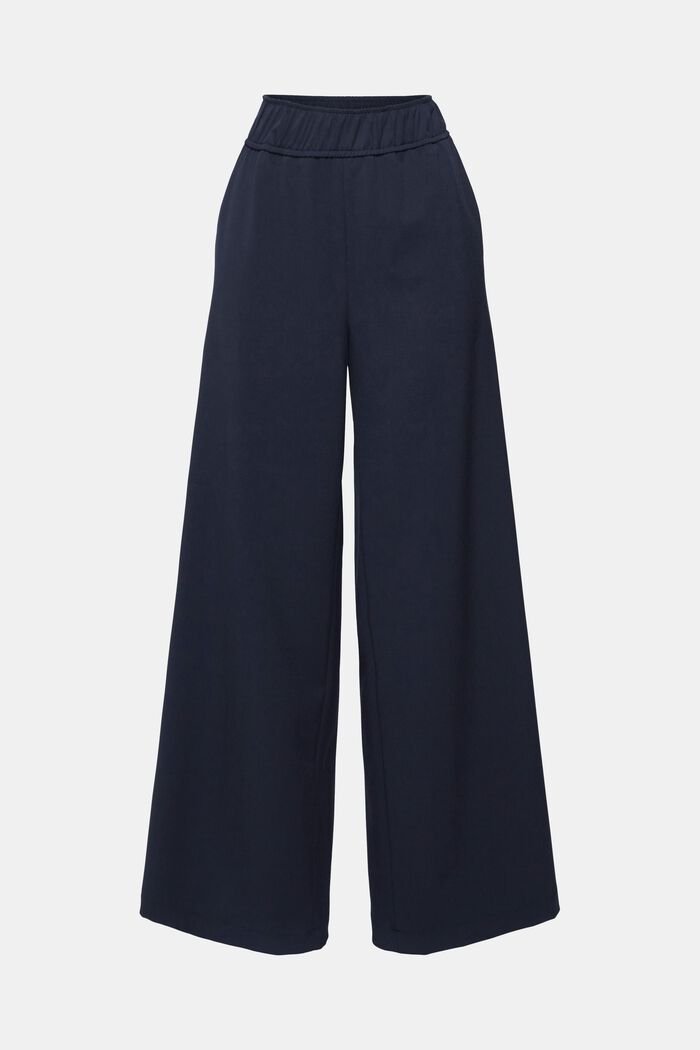 Wide leg trousers, NAVY, detail image number 7