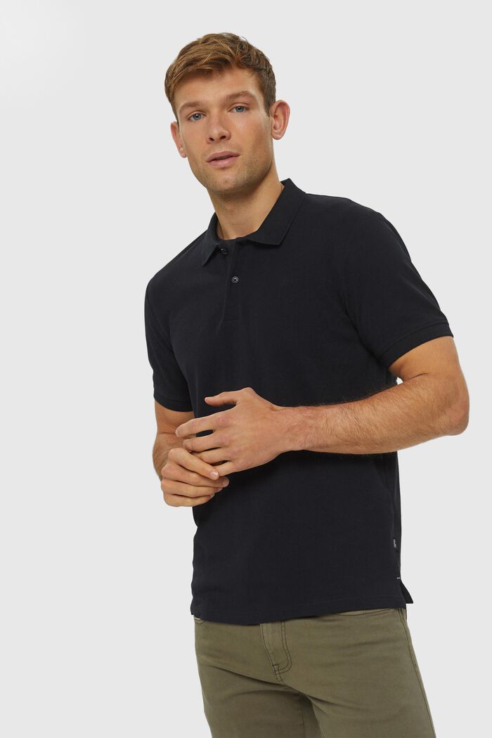 Polo shirt, BLACK, detail image number 0