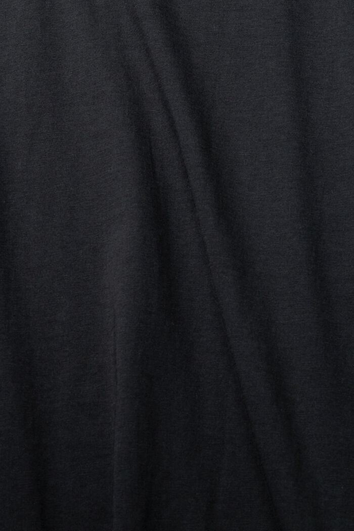 Jersey t-shirt, BLACK, detail image number 1