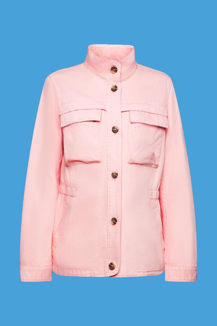Utility jacket with elasticated waist, PINK, detail image number 5