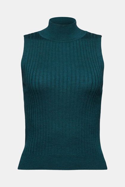 Super Fine Merino Wool Sleeveless Sweater