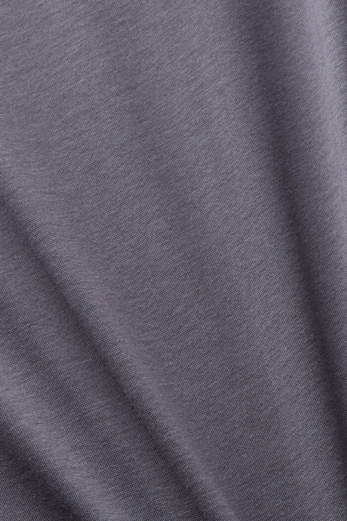 Long-Sleeve Pajama Top, DARK GREY, detail image number 4