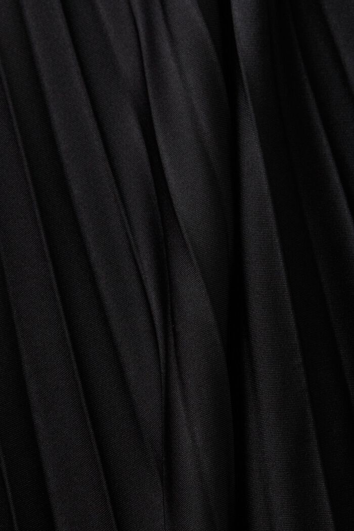 Pleated midi skirt, BLACK, detail image number 5