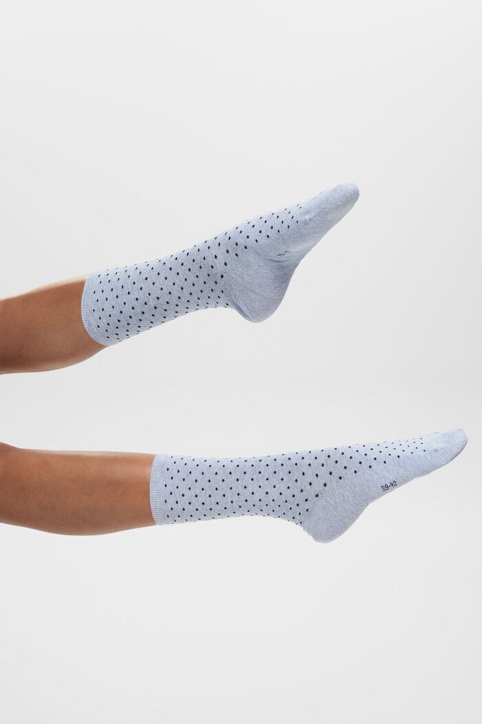 ESPRIT - 2-Pack Polka Dot Socks, Organic Cotton at our online shop