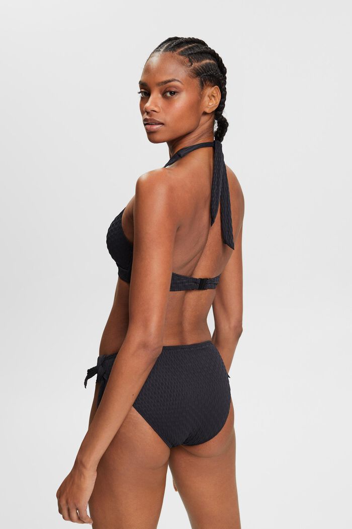 Halter Neck Bikini top, BLACK, detail image number 2
