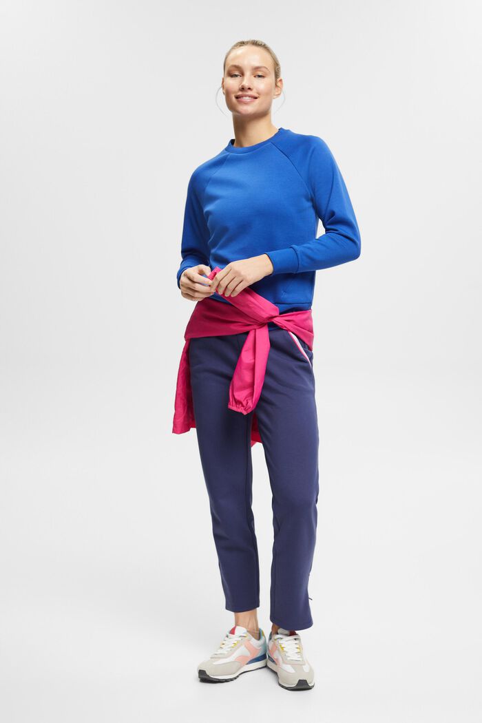 Sweatshirt with zip pockets, BRIGHT BLUE, detail image number 1