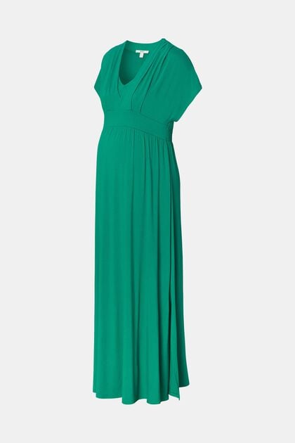 Maxi dress with nursing function