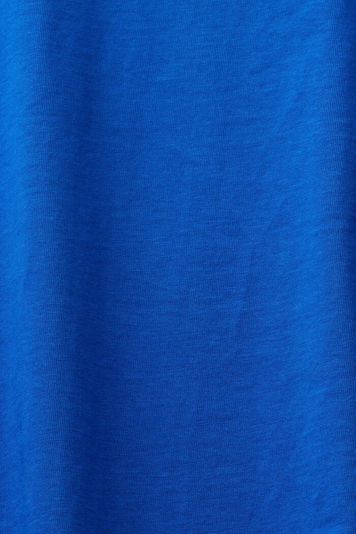 Crewneck Jersey T-Shirt, BRIGHT BLUE, detail image number 5