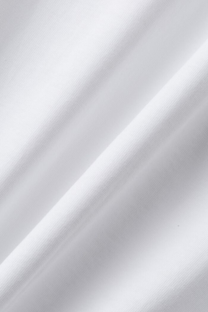 Crewneck t-shirt, 100% cotton, WHITE, detail image number 5