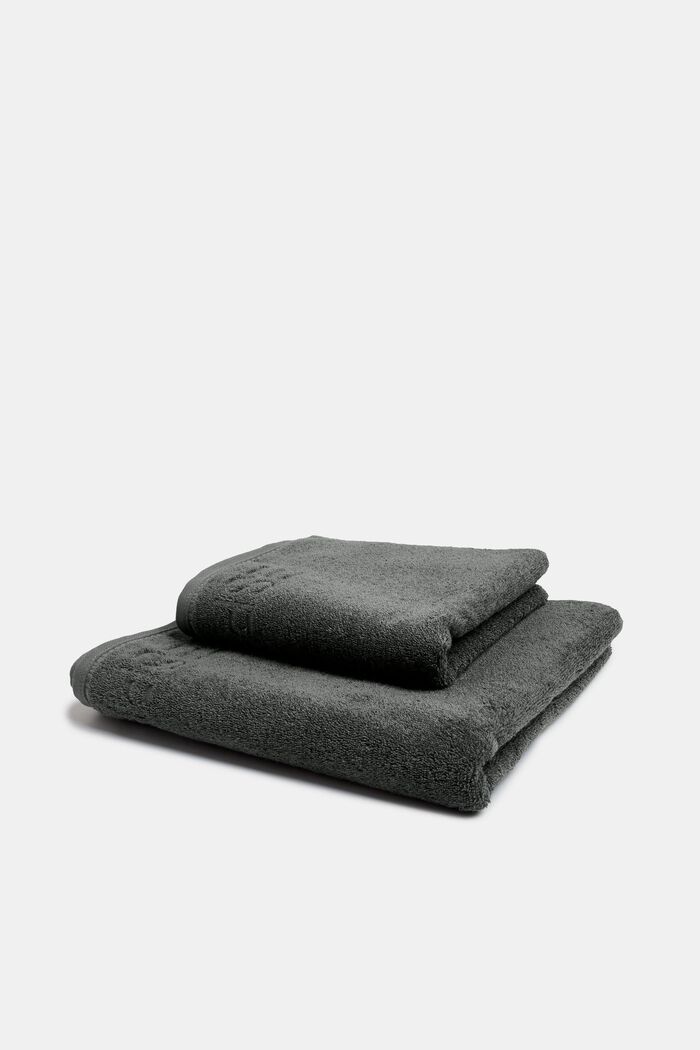 Terry cloth towel collection, ANTHRACITE, detail image number 3