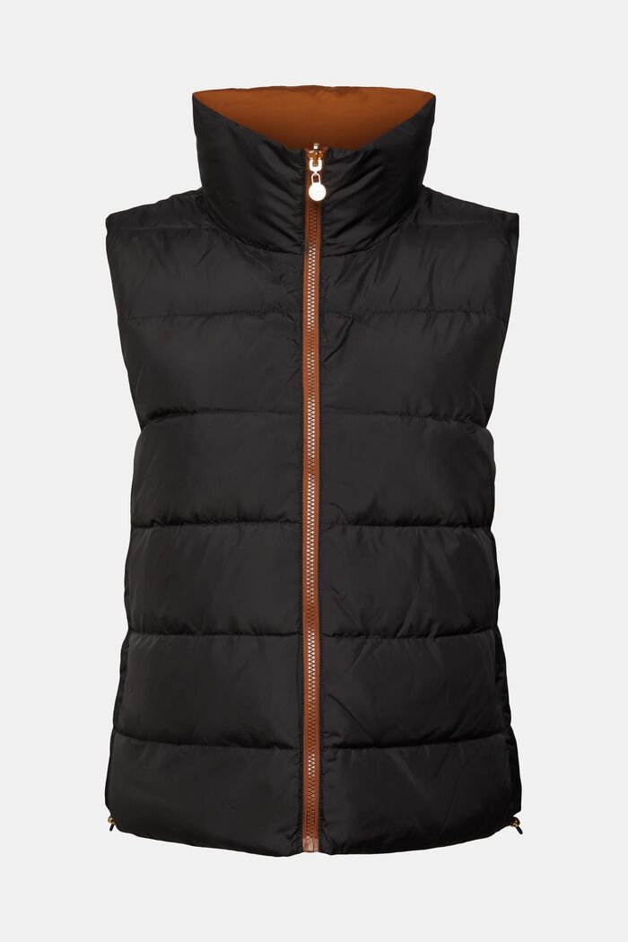 Reversible quilted waistcoat