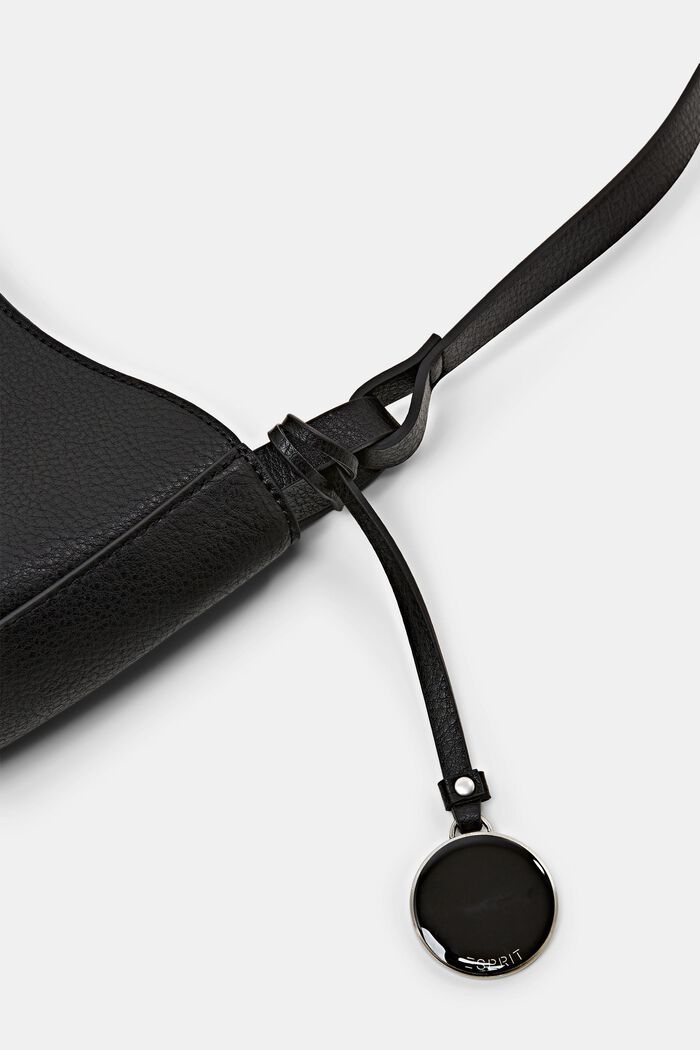 Removable Black Leather Bag Strap - LaBandoulière Art Deco Black