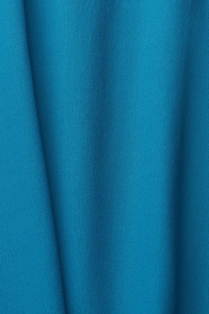 Plain blouse, TEAL BLUE, detail image number 1