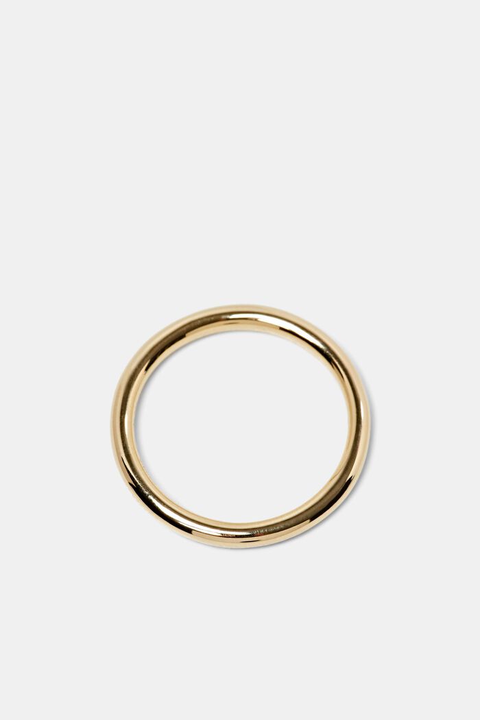 Plain Sterling Silver Ring, GOLD, detail image number 0