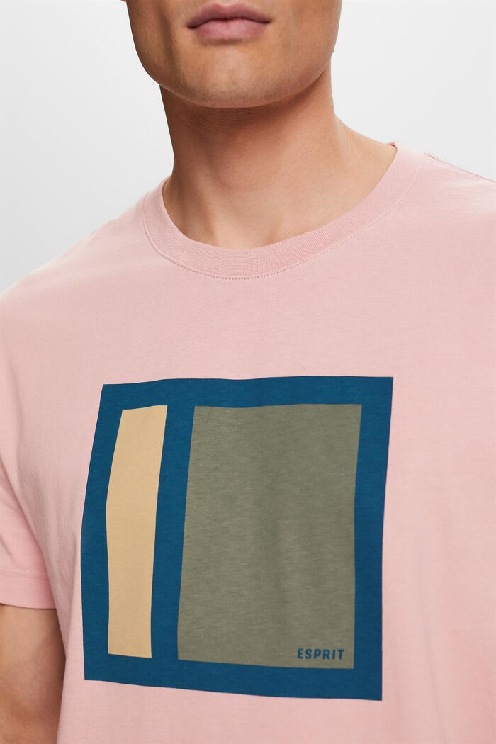 Graphic Cotton Jersey T-Shirt, OLD PINK, detail image number 2