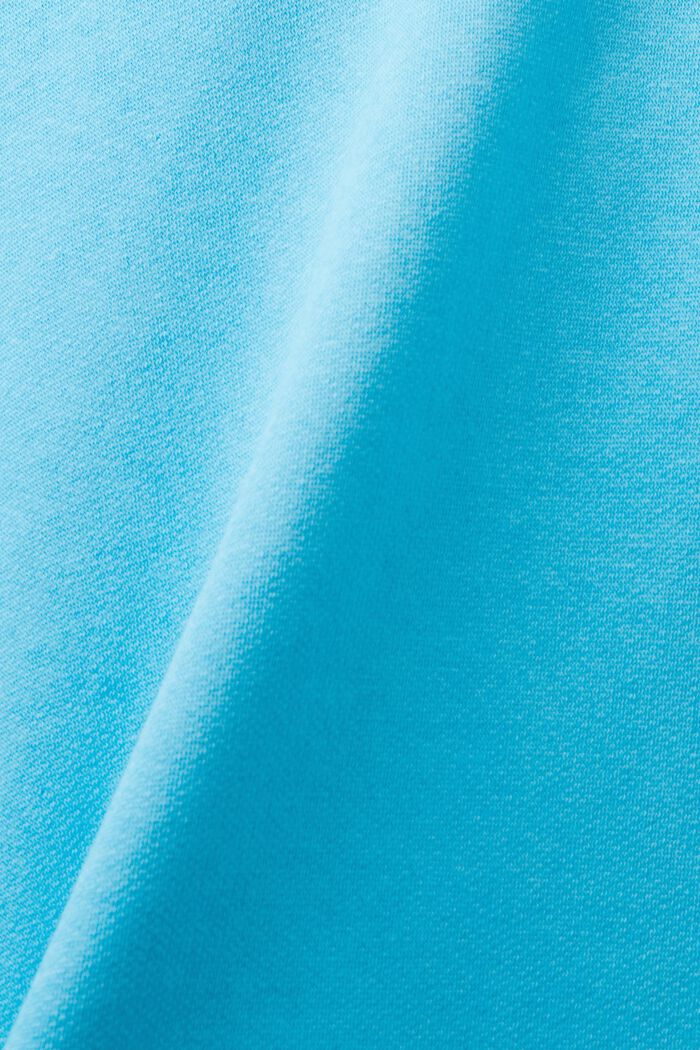 Hooded sweatshirt made of recycled material, TURQUOISE, detail image number 5