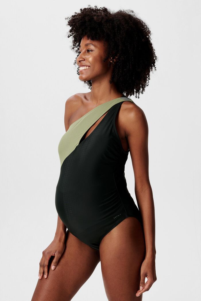 MATERNITY Padded Swimsuit, OLIVE GREEN, detail image number 0